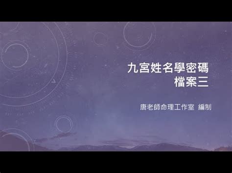 九宮姓名|九宮姓名學密碼